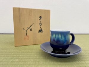 徳田八十吉のコーヒー碗をお買取りさせていただきました！