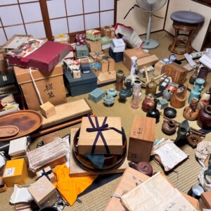 広島県福山市のお客様より茶道具を中心にお買取させて頂きました。
