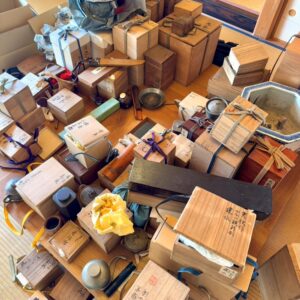 広島県福山市のお客様より煎茶道具を中心にお買取させて頂きました。