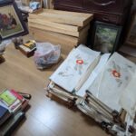 岡山県笠岡市のお客様より着物、フィギュア、陶磁器類、絵画等を中心にお買取させて頂きました。